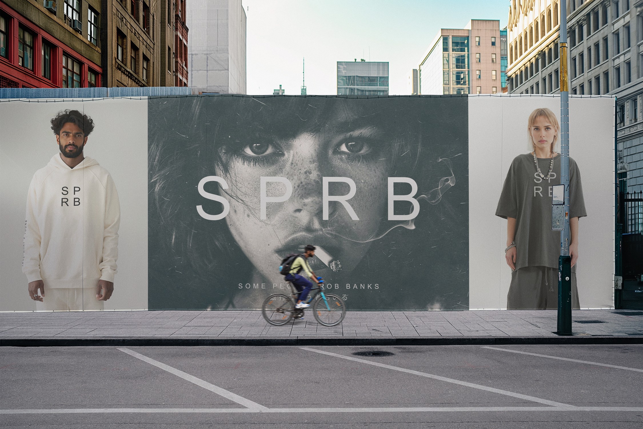 Billboard of SPRB clothing