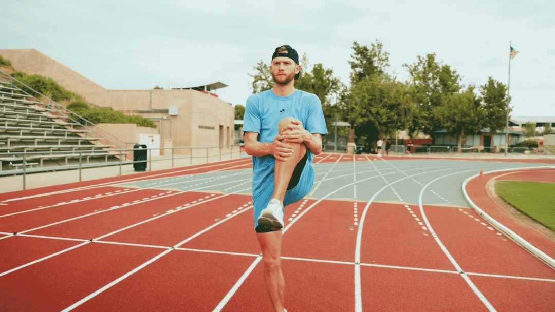 Man Stretching - Ankle Mobility for Runners