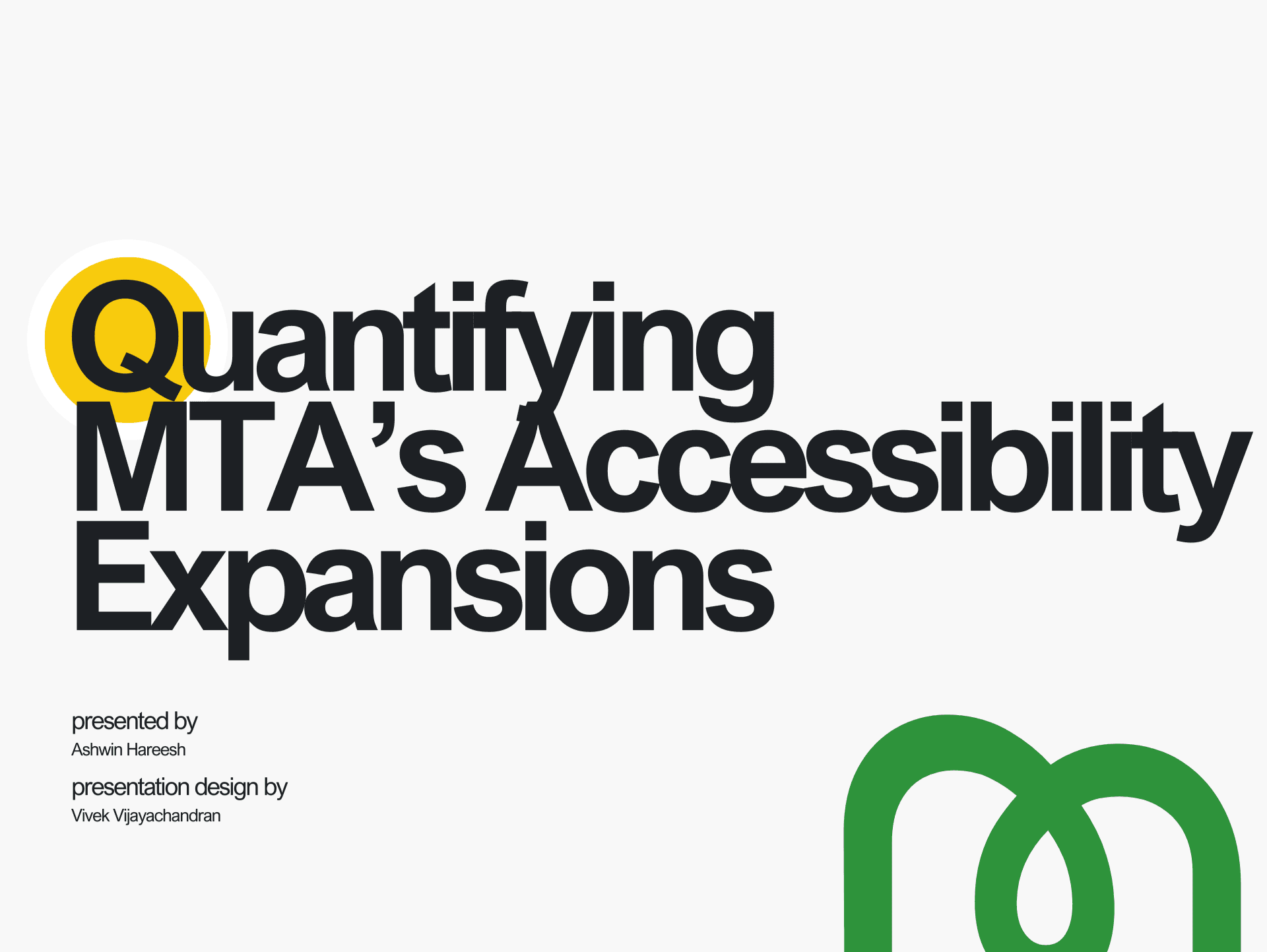 Quantifying MTA