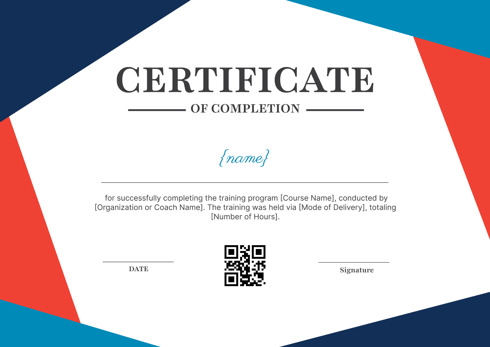 Wauld - Professional and attractive green recognition badge template