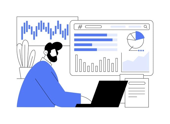 A professional software engineer is focused on coding at a modern desk setup, surrounded by tech gadgets and a laptop, embodying the role of a founding engineer in an early stage startup. The workspace reflects a chaotic environment where the engineer is likely working on product management and technical strategy to help the company find product market fit and iterate fast despite limited resources.