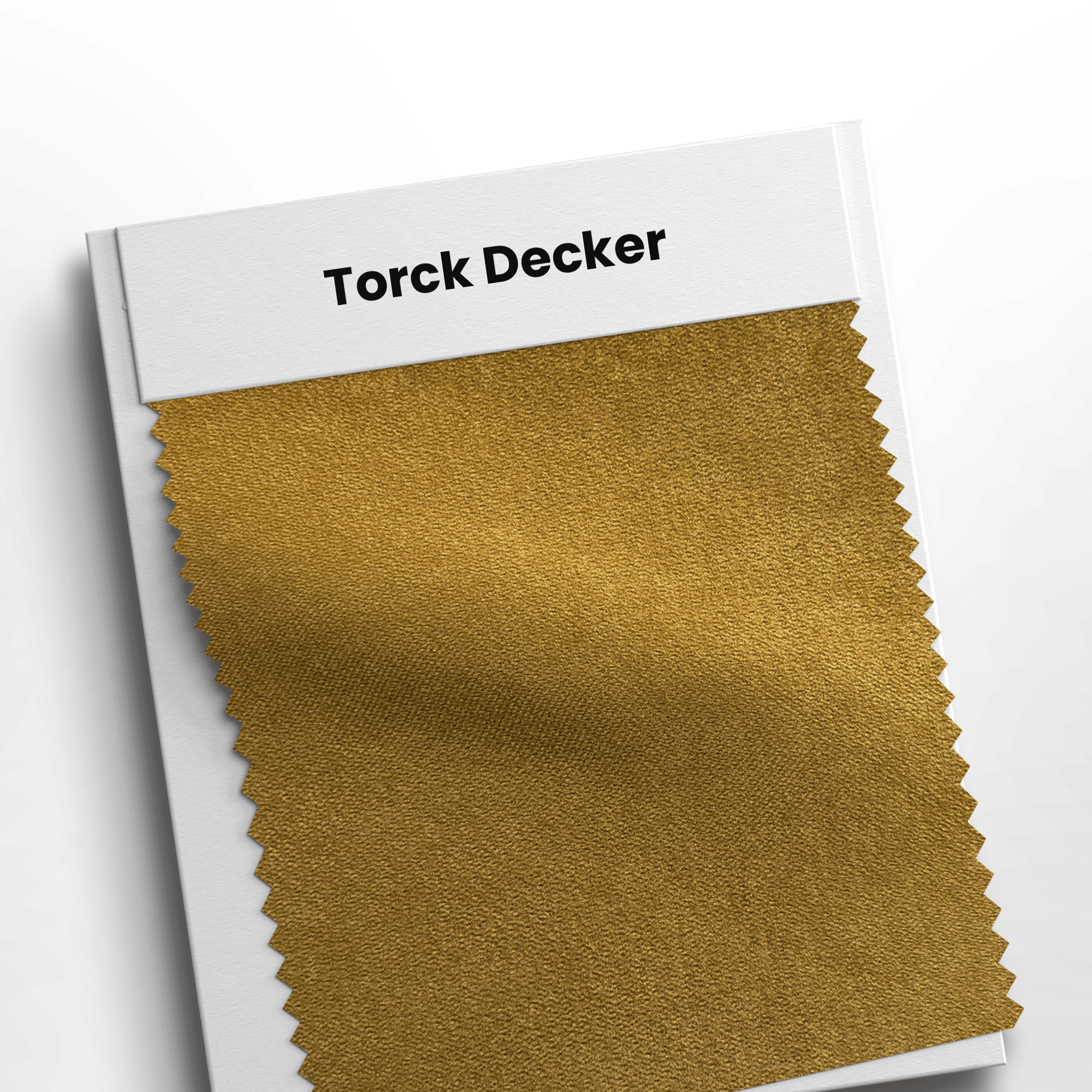 Mostruário de tecido Torck Decken cor 50 Mostarda