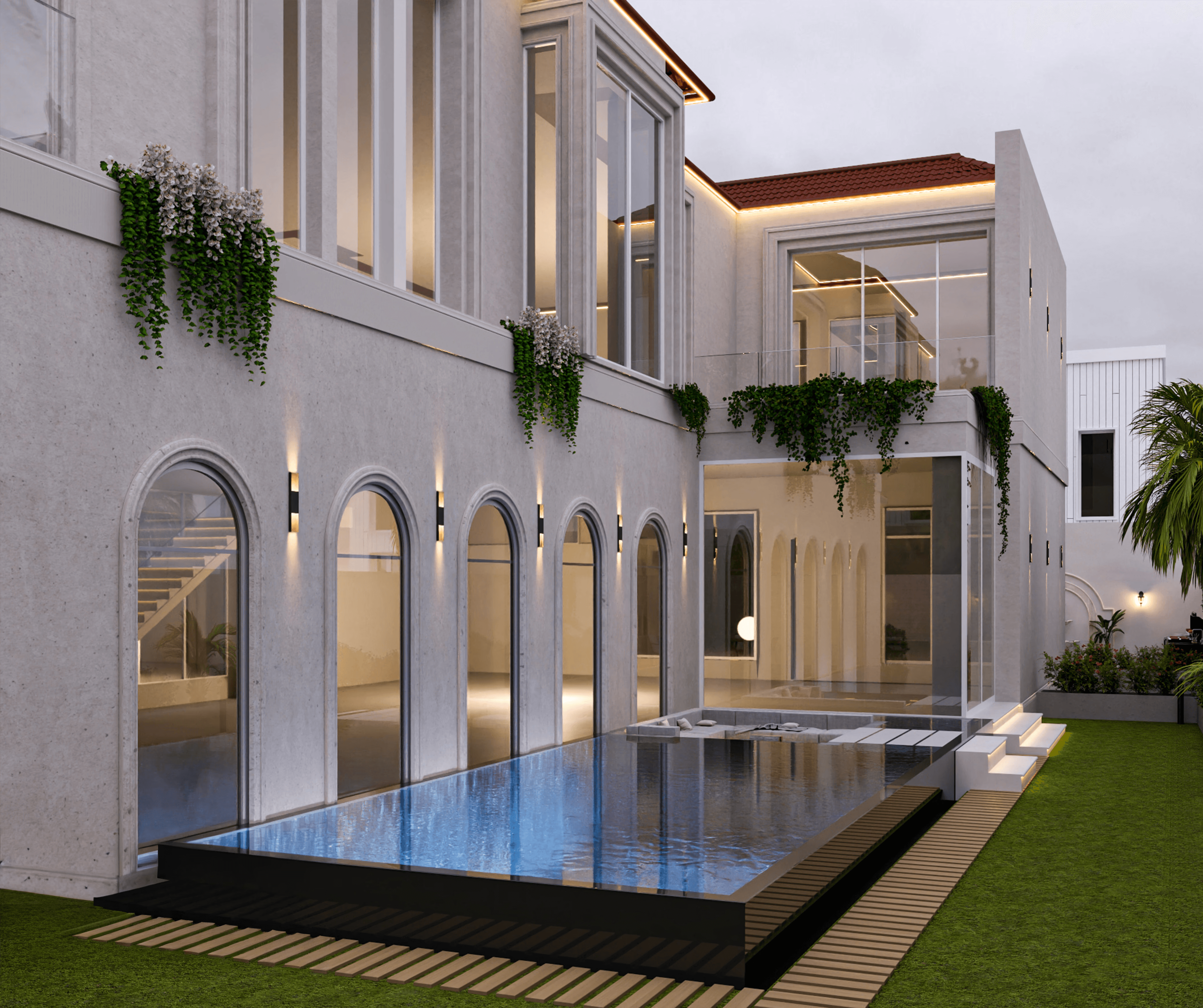 Architecture worker focosing on sketching a building.