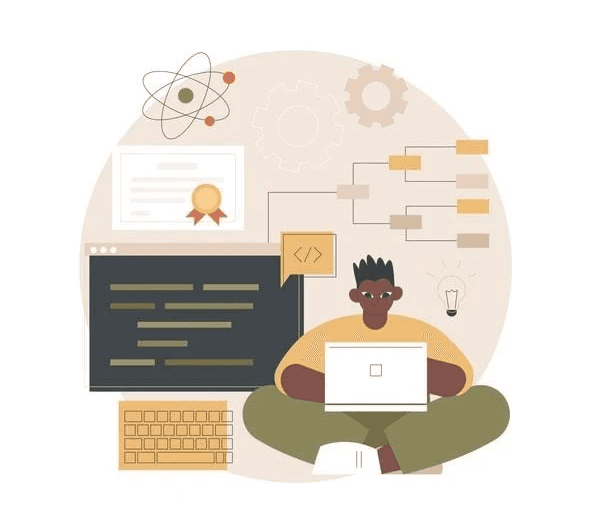 Different types of Python lessons being taught.