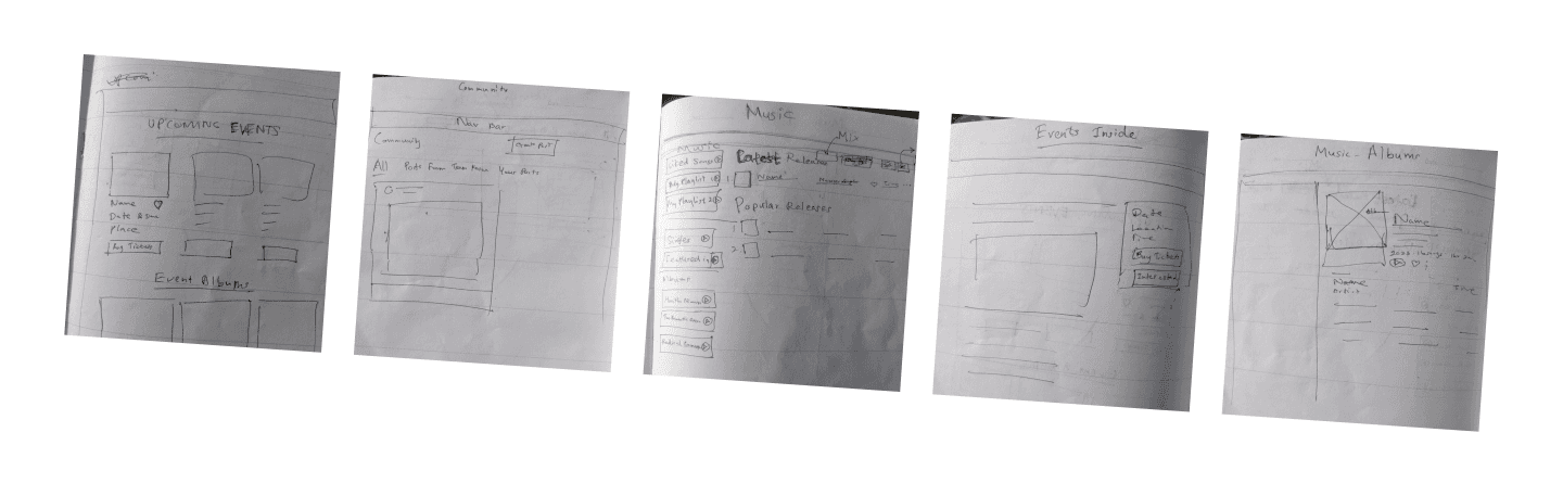 low-fidelity wireframes