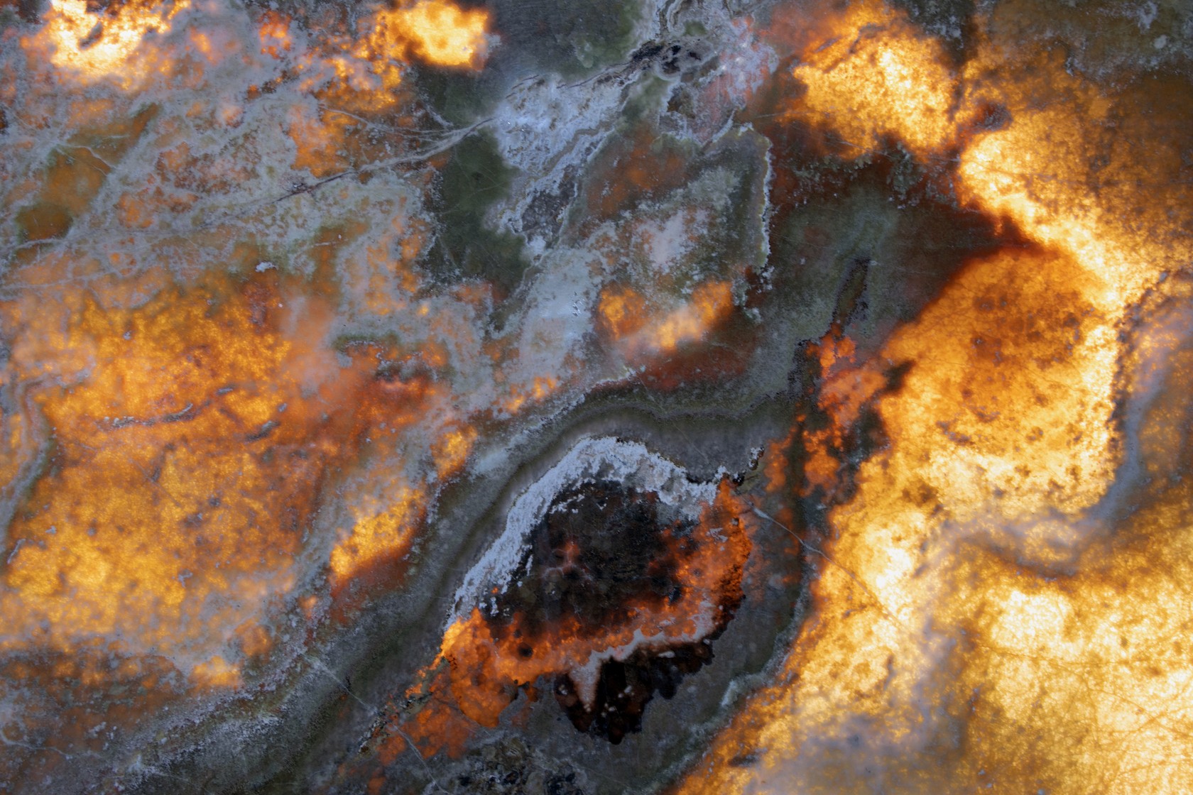 Detailansicht mit warmen Brauntönen und Adern