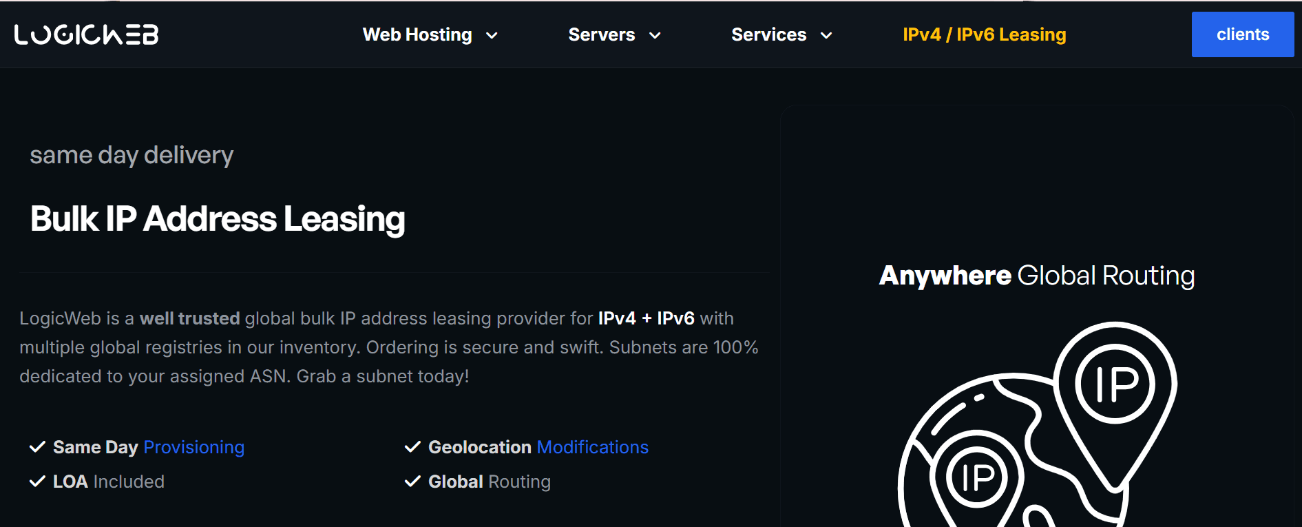 LogicWeb: IPXO alternatives