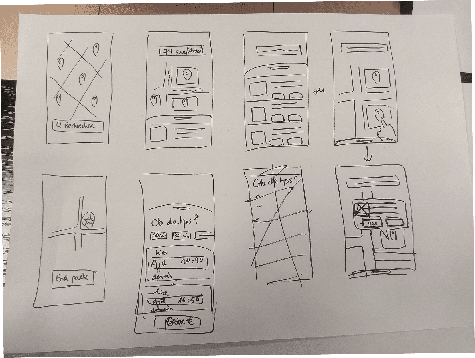 Maquette basse fidélité