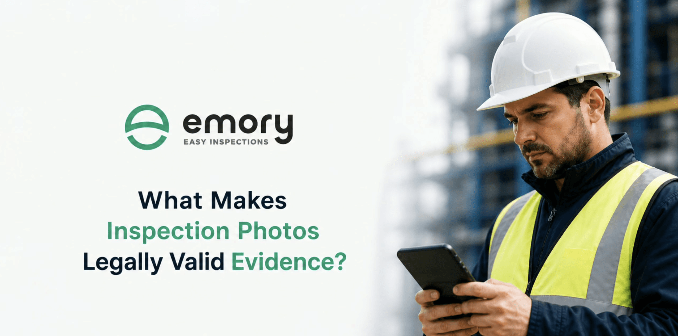 What Makes Inspection Photos Legally Valid Evidence?