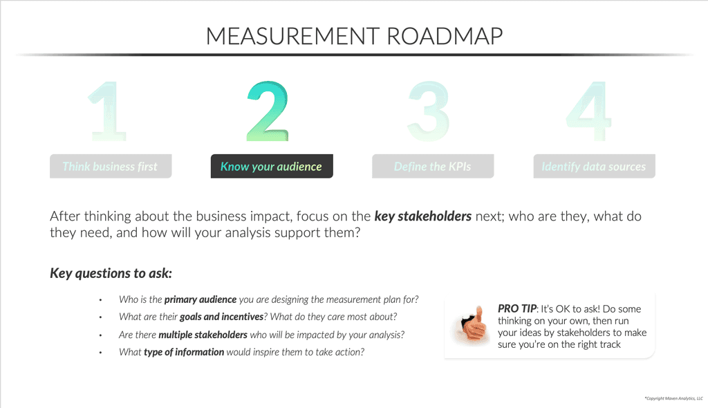 How to Build a Measurement Plan | Maven Analytics