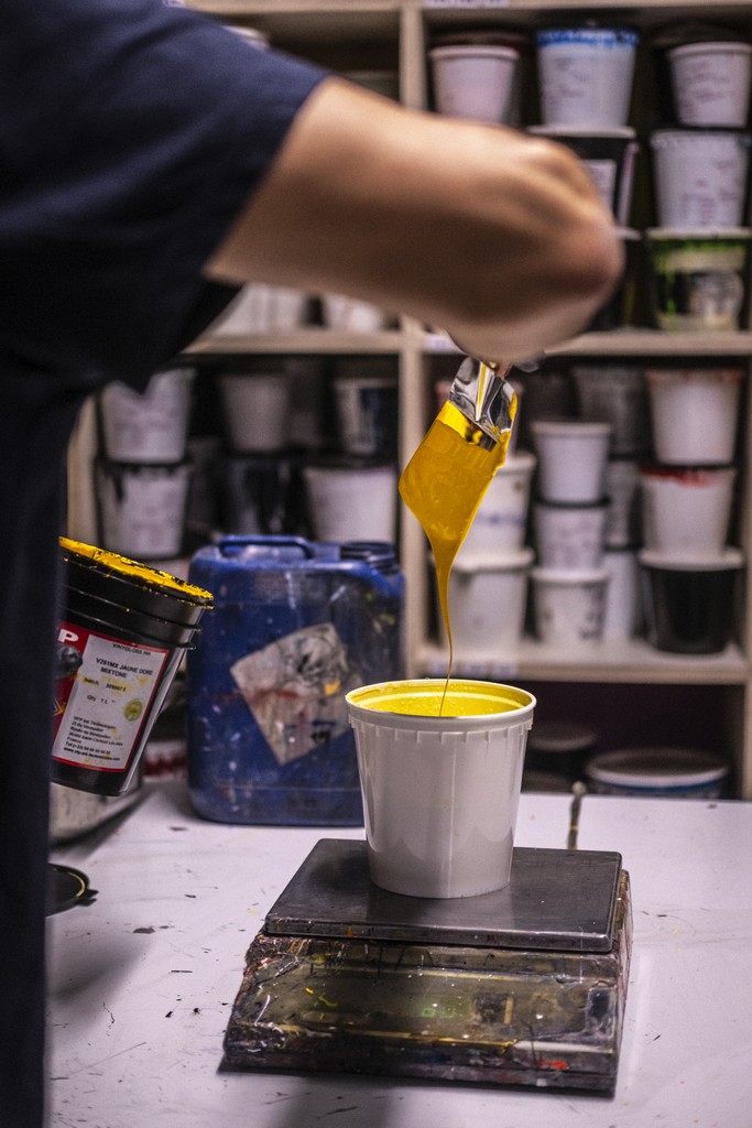 sérigraphie argenté