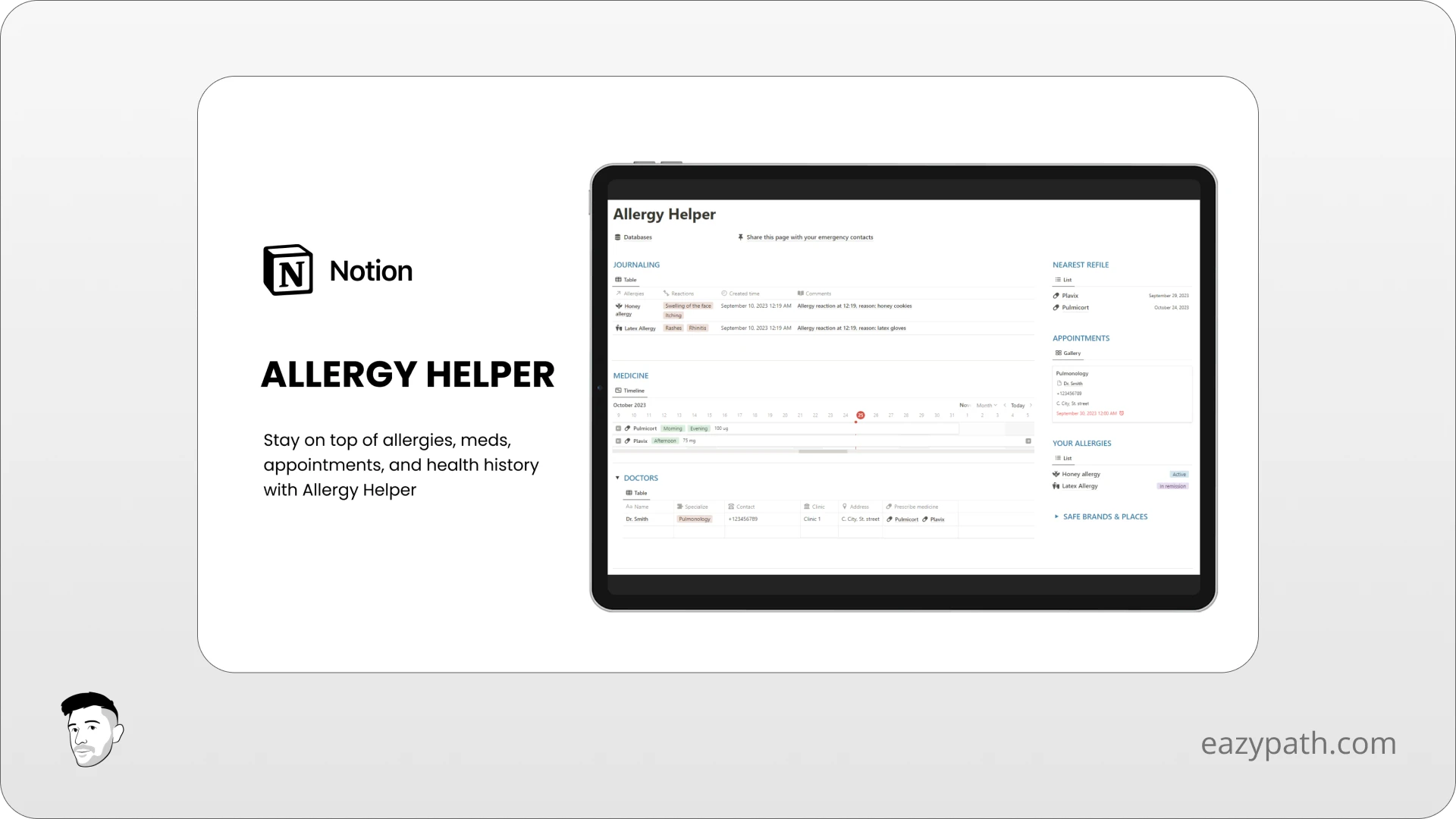 Health Notion Templates - Your Notion Dose