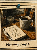 Morning pages field note