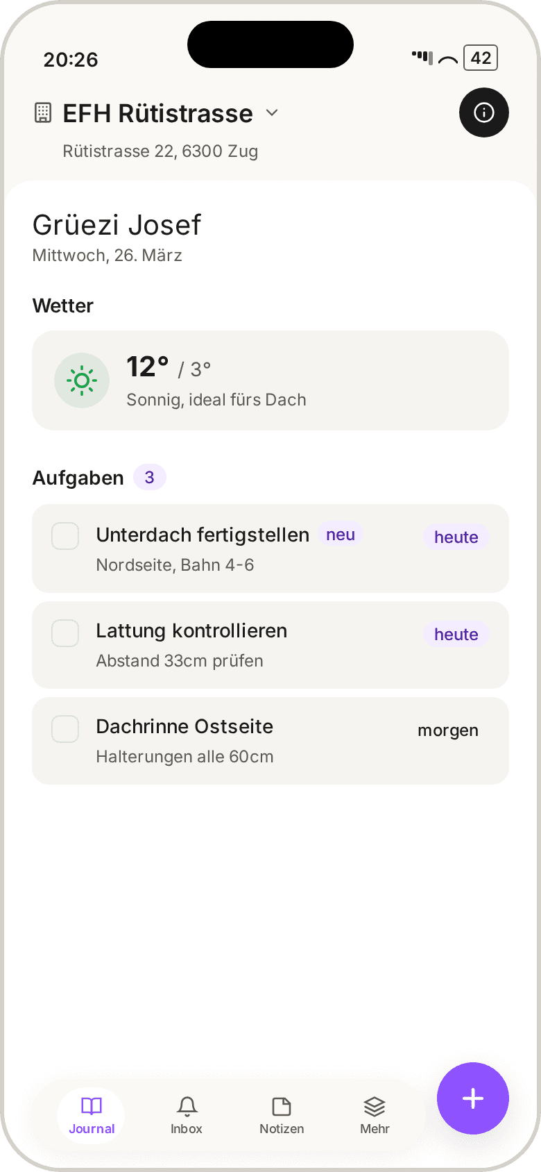 Kommunikation mit Struktur