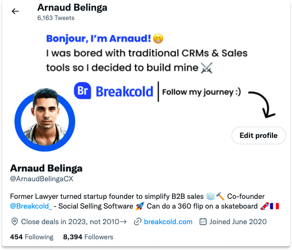 Social Selling Software Personal Branding | Breakcold