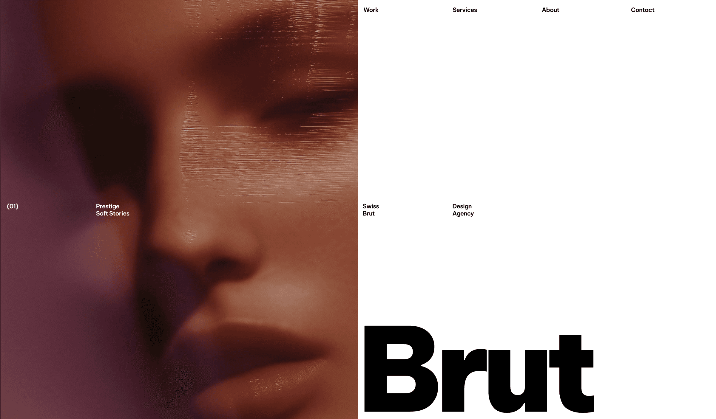 Swiss Brut: Free Framer Portfolio Template