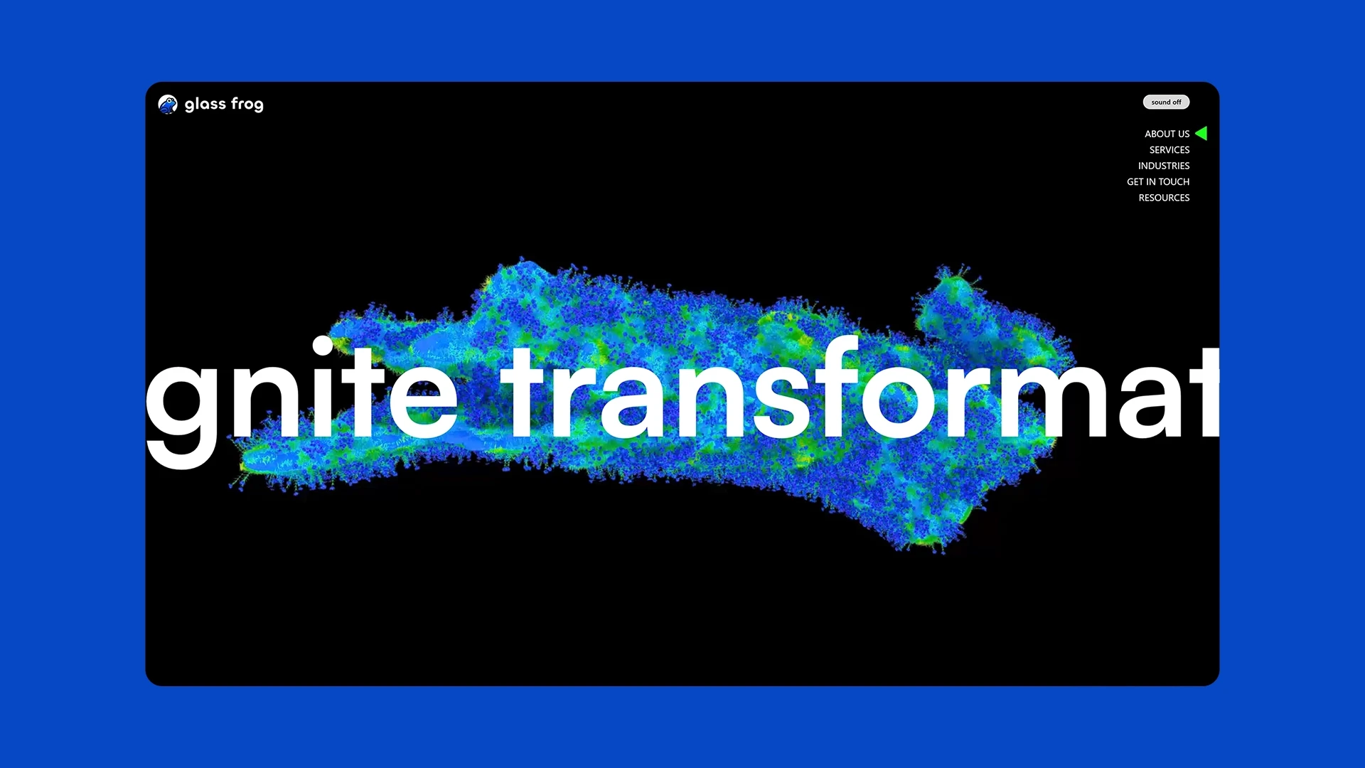 User experience design showcasing Glassfrog digital platform