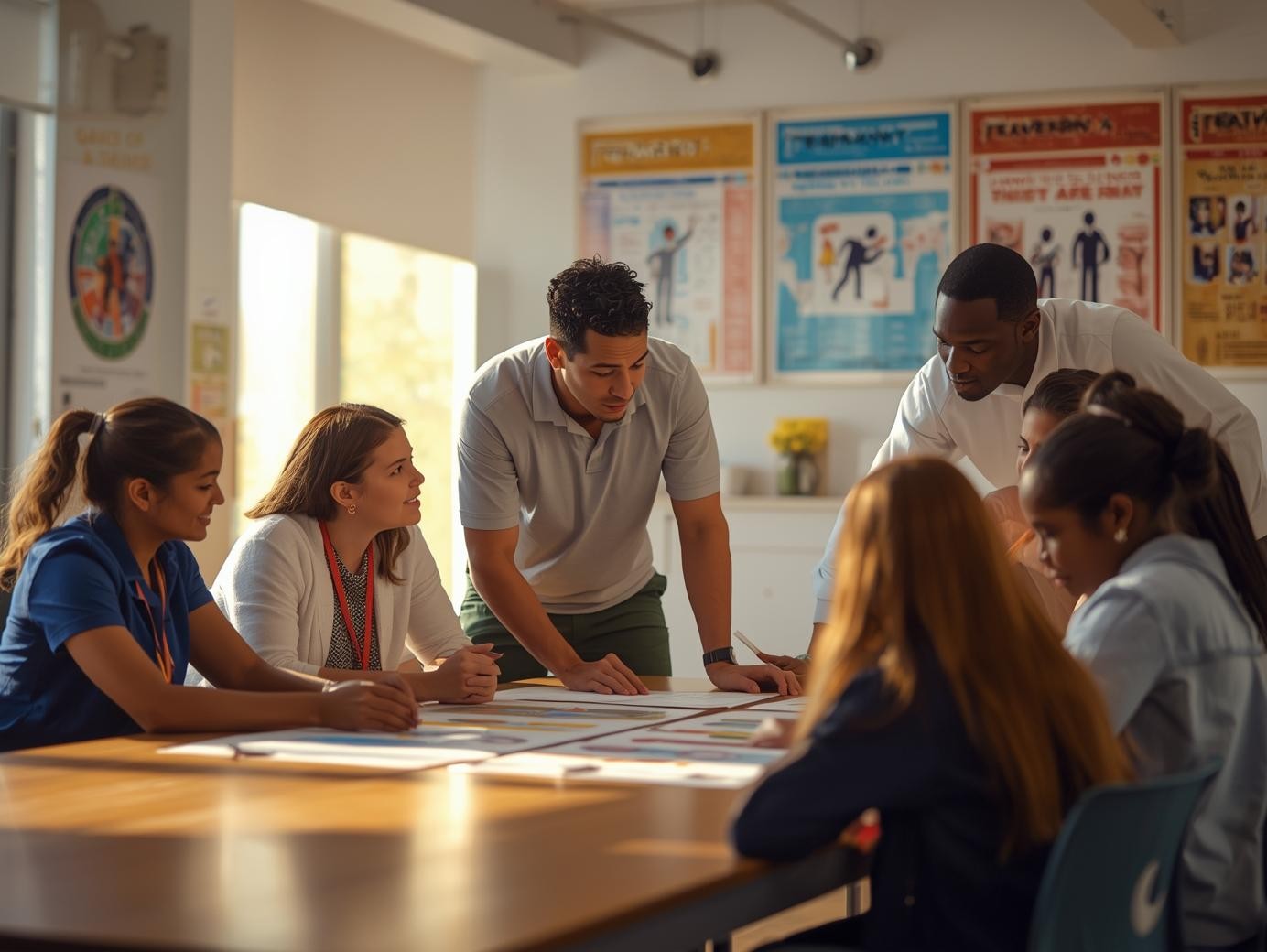 The eiffel tower with the olympic rings in front of it
