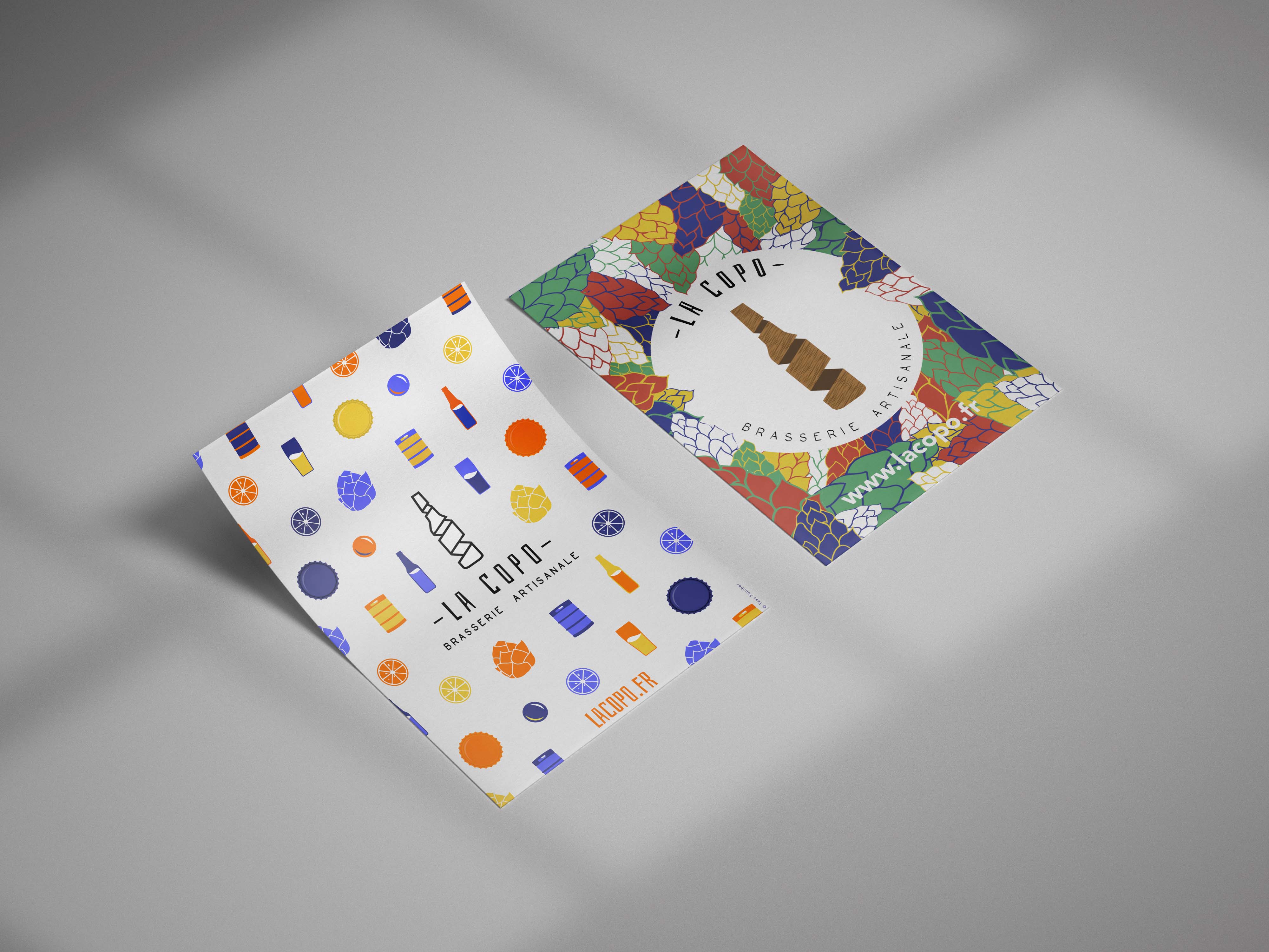 Flyer événements Design Graphisme étiquette Studio Grappe Nantes