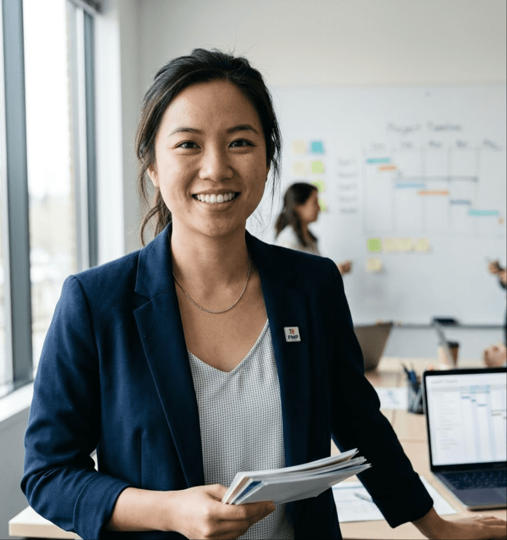 Project coordinator using a free timeline maker to manage project milestones and deadlines