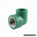 Codo a 90° rosca hembra 20 mm × ½"