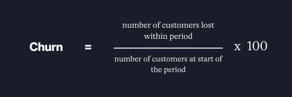 Churn calculation