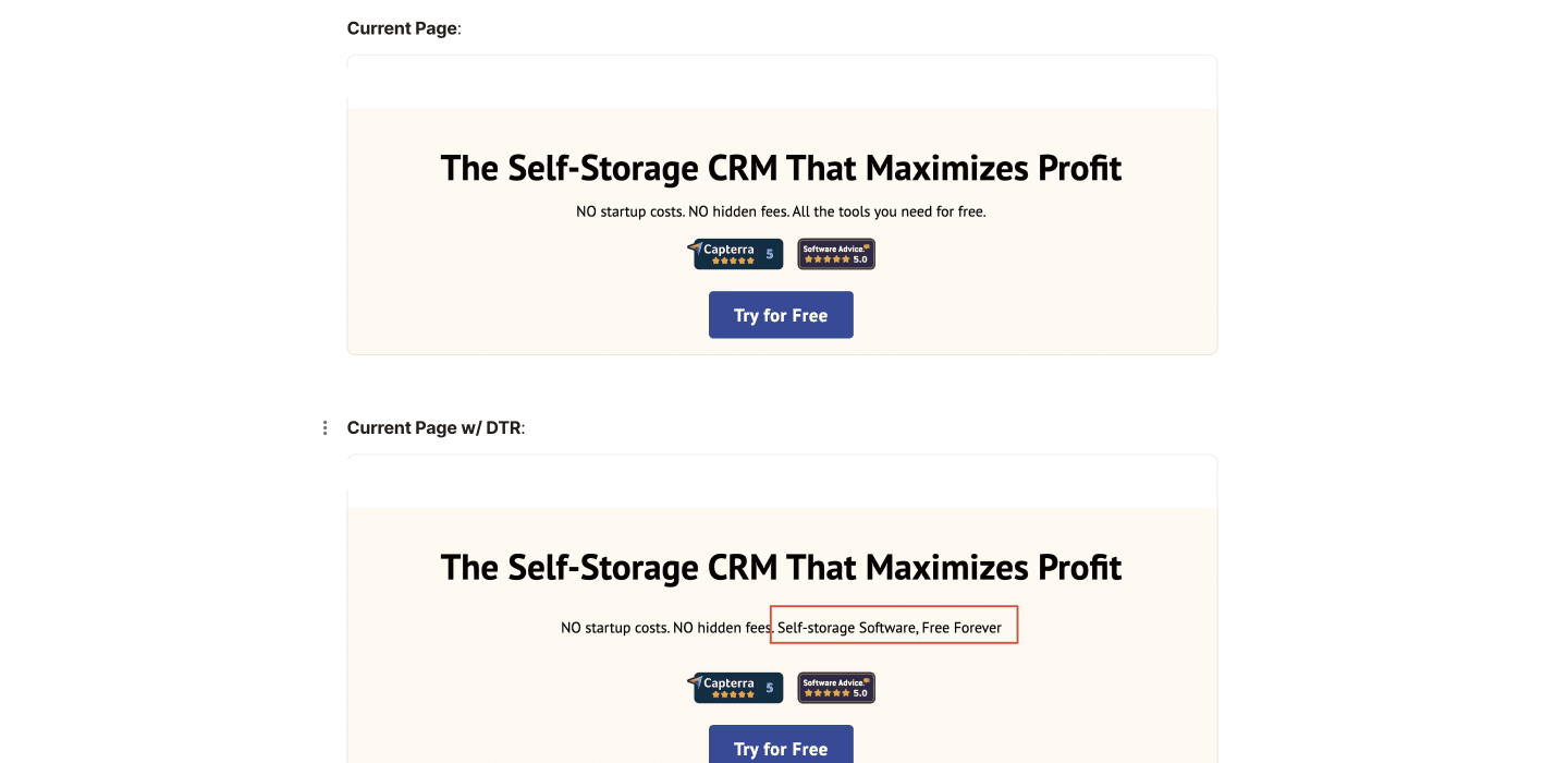 SaaS DTR Conversion Rates Case Study