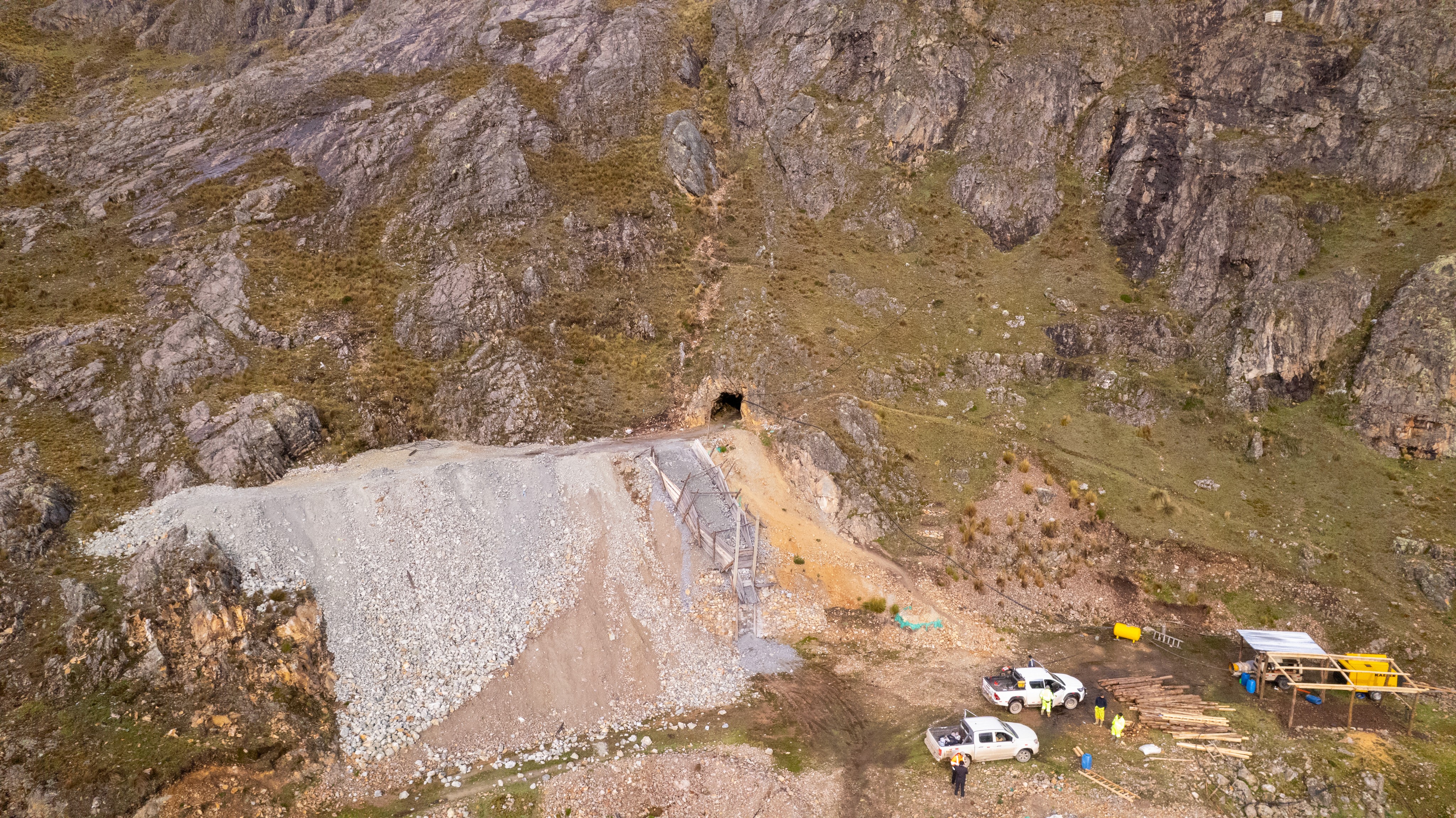 a body of water with lily pads floating on top of it