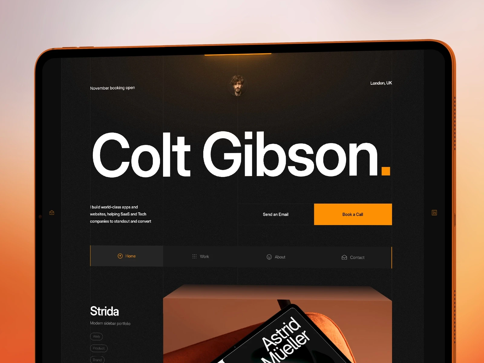 Gibson - Free Framer Template