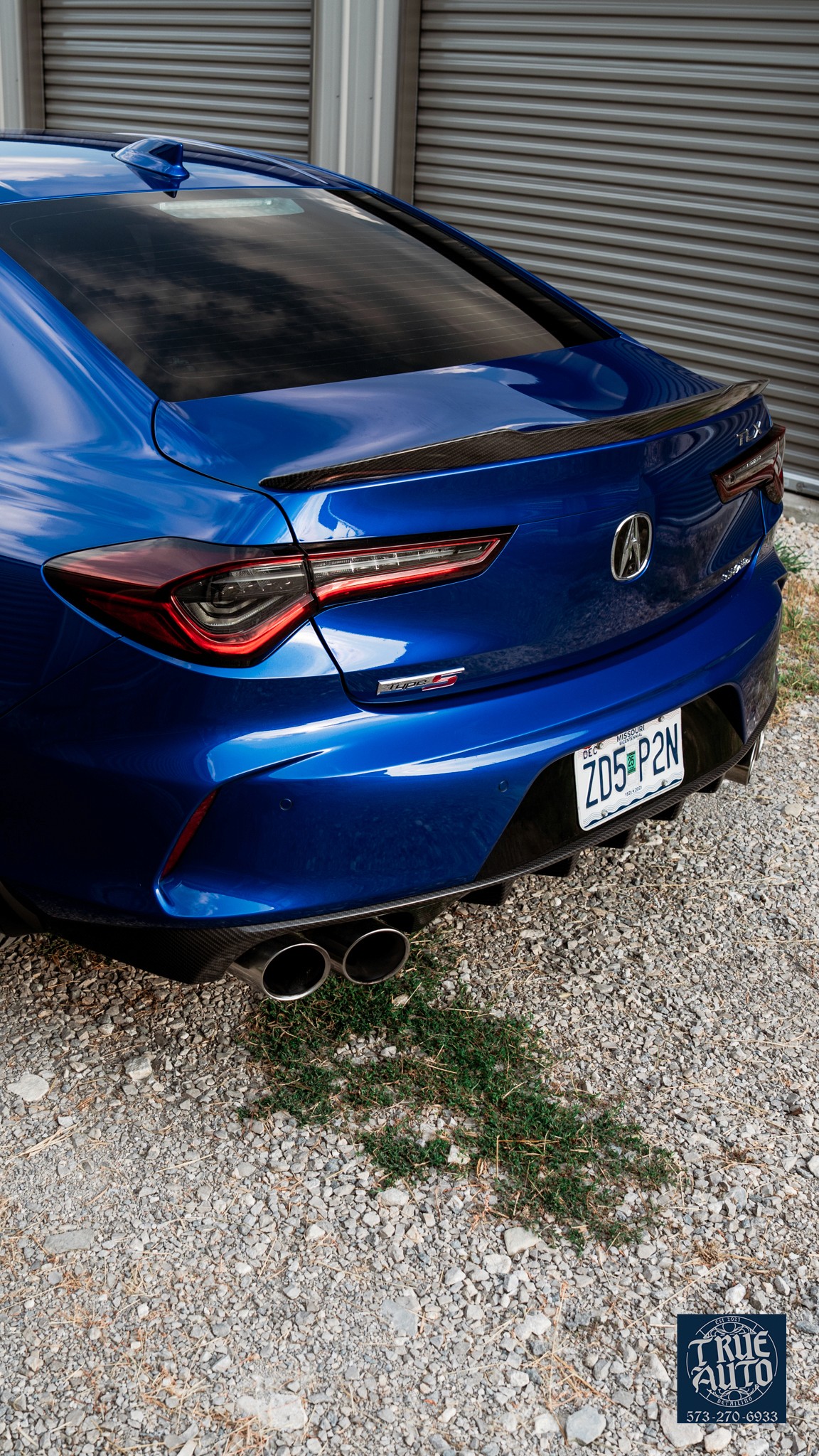 luxury acura after getting a detail