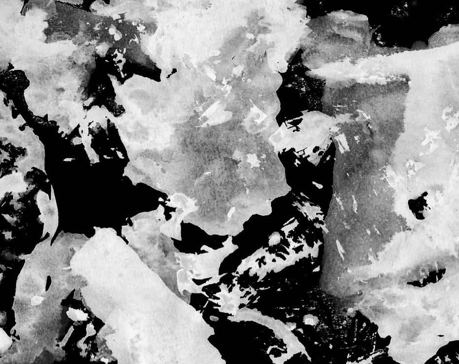 Detail of a central human figure enveloped by flowing doves, representing the movement of thoughts, imagination, and inner consciousness.