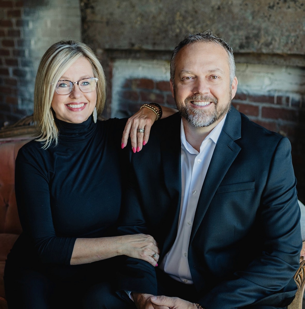 Lisa Millar and Ron, owners of The Loft, a wedding and event venue in Russellville, KY