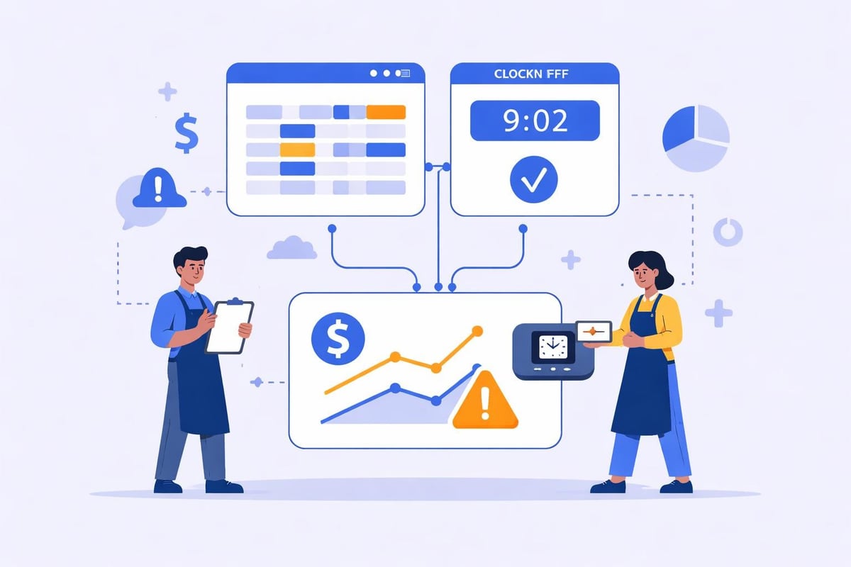Time tracking and scheduling integration