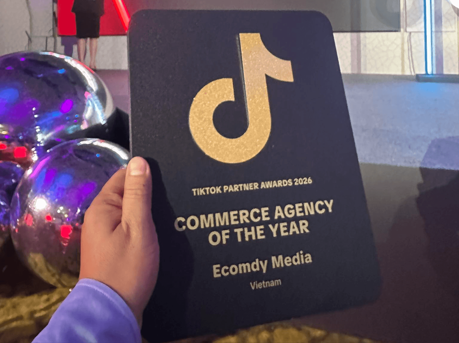 Ecomdy won “TikTok Commerce Agency of the Year