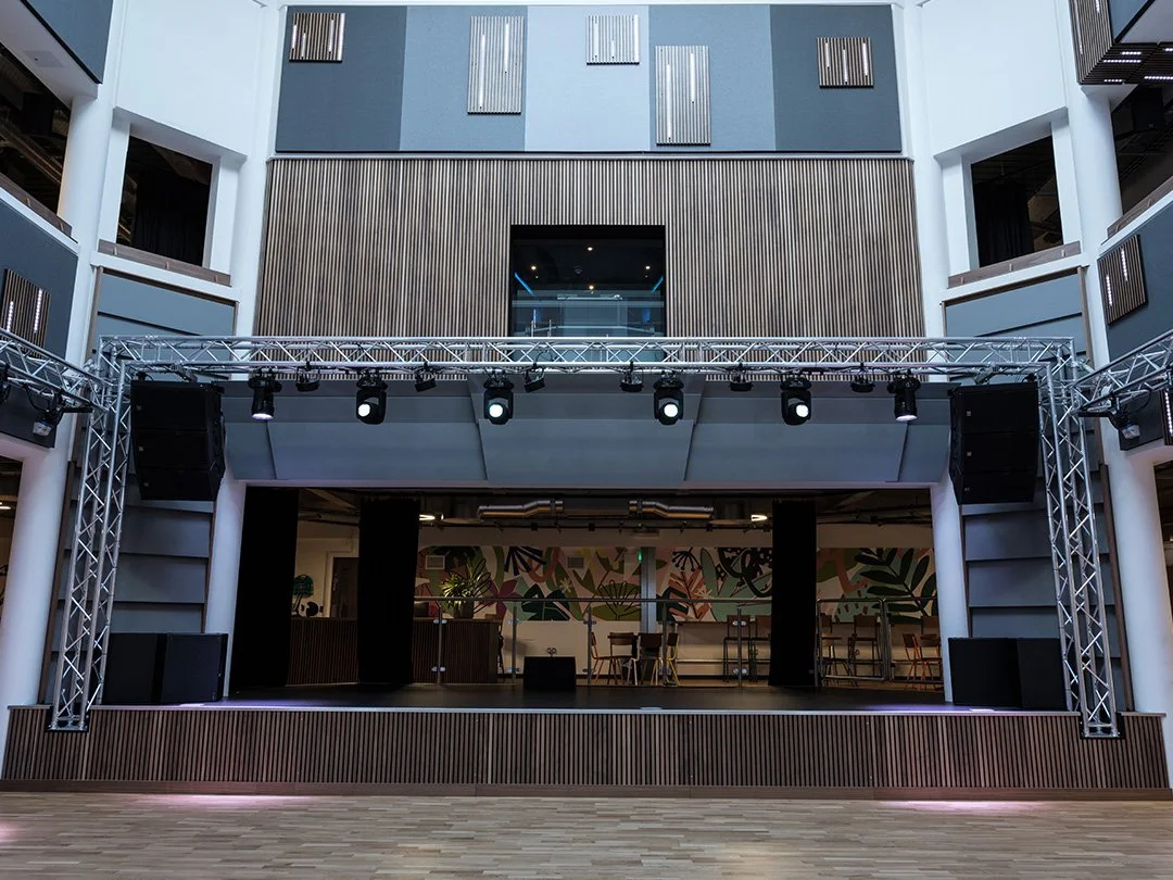 white university during daytime