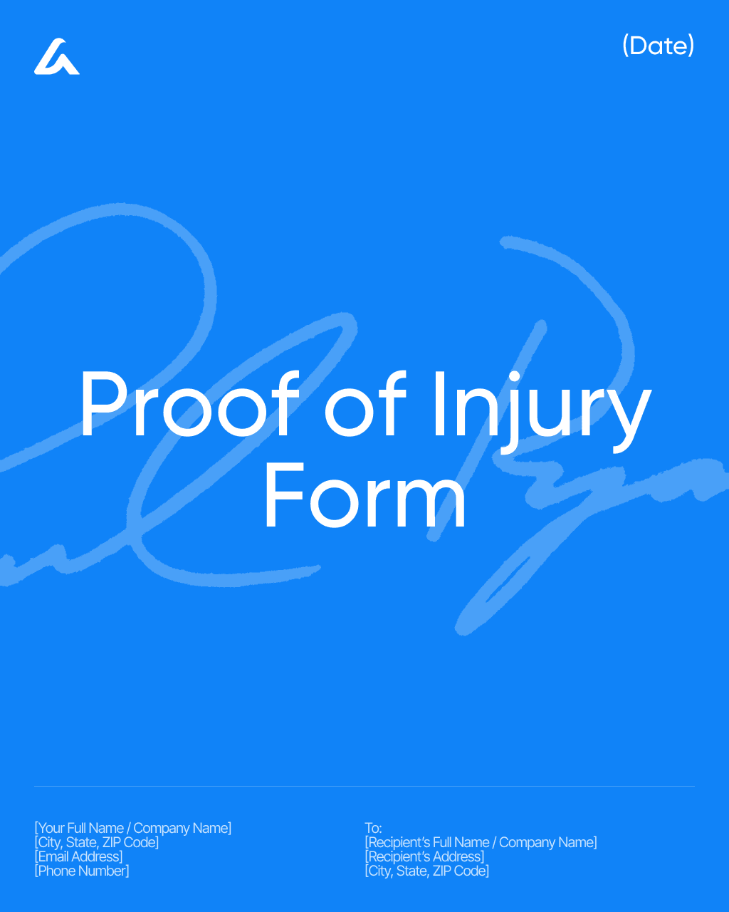 Proof of Injury Form