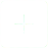 Plus button to open the social media menu, default state