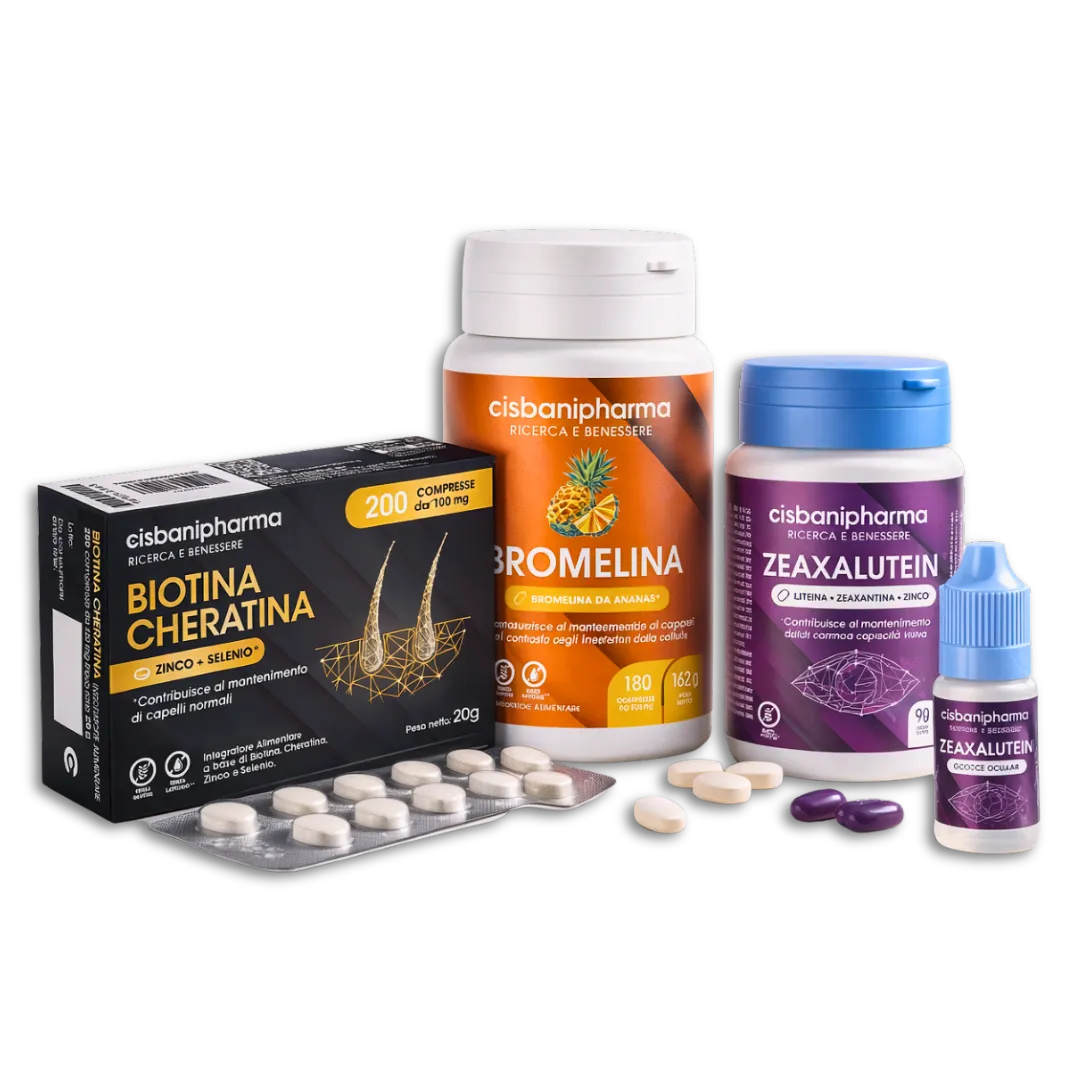 Cisbani supplements formulated for hair growth and eye health support
