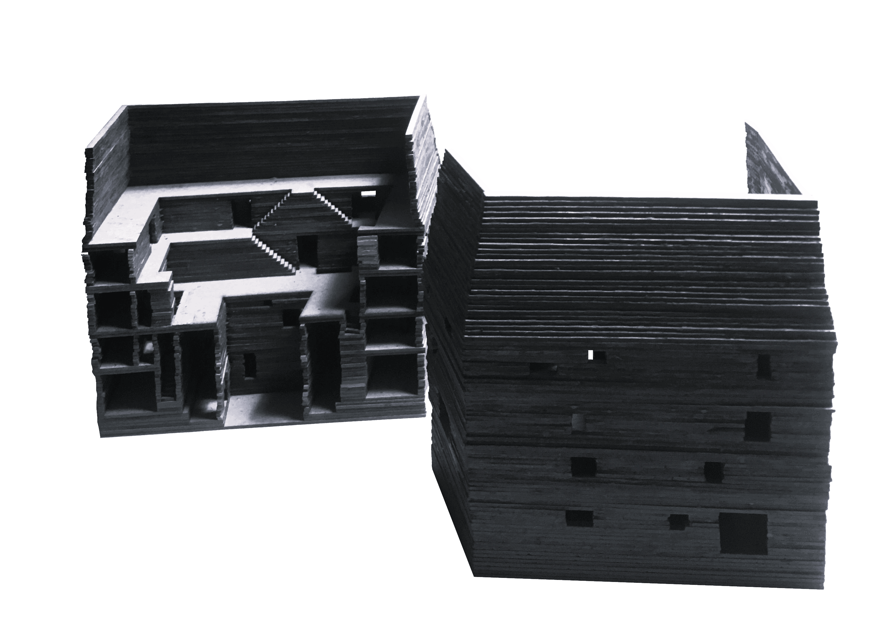 Bibliothéque projet Paris maquette