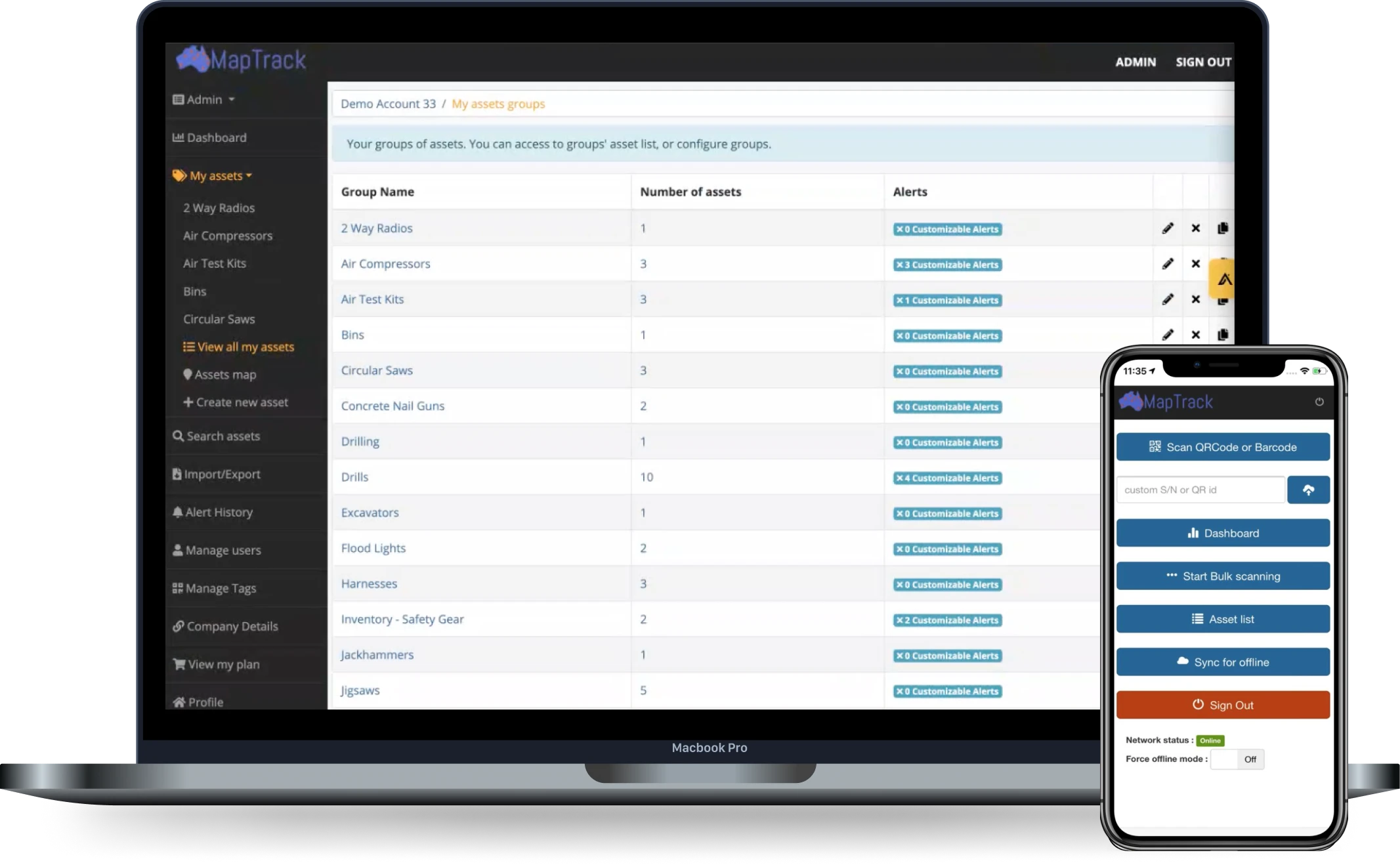 Mobile & Web Maptrack