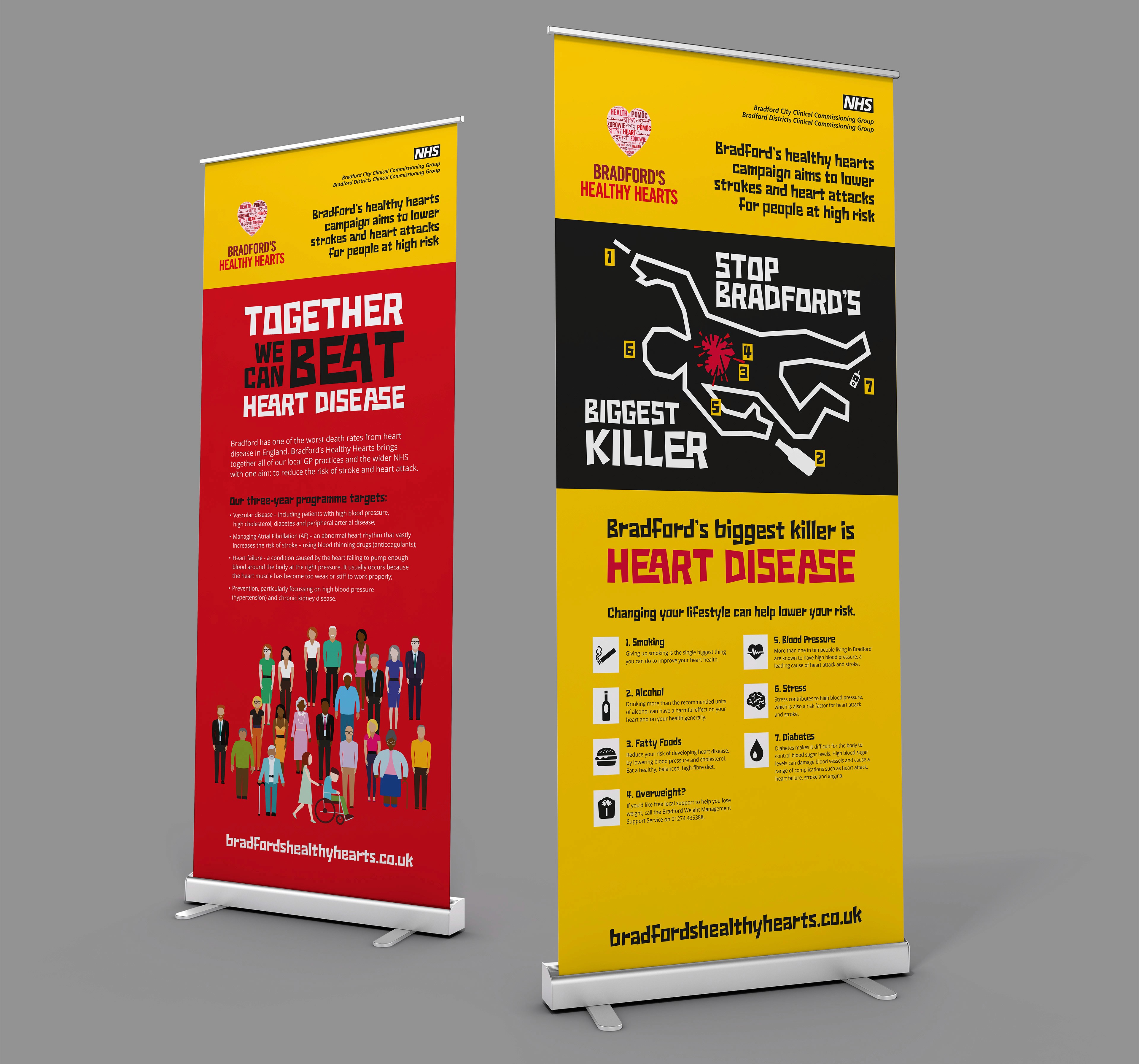 Stop Bradford's Biggest Killer Advertising campaign Banners