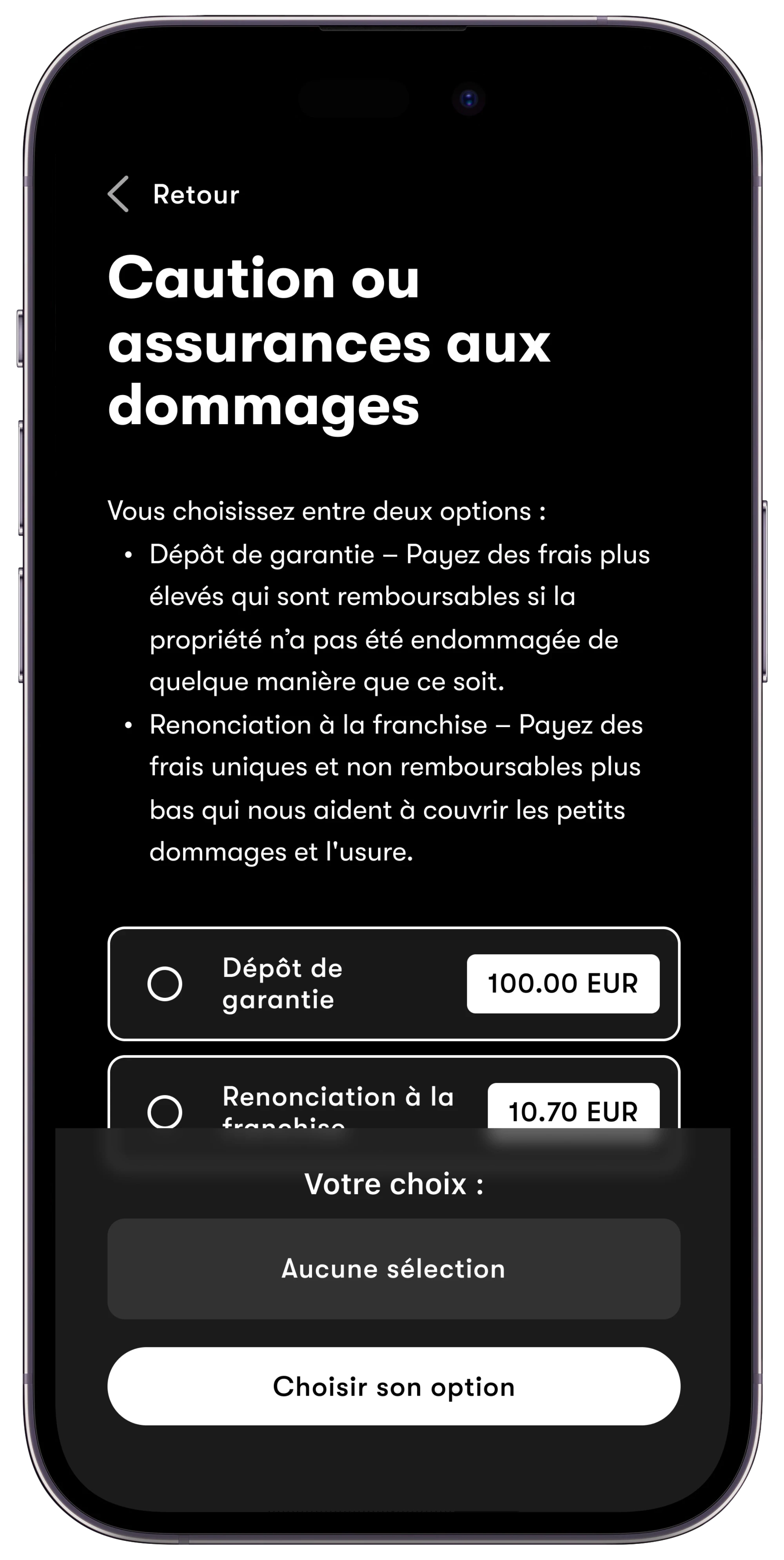 Safety Desposit & Damage Waiver