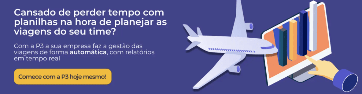 banner de gestão de viagens