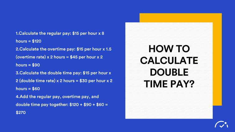 how to calculate double time pay