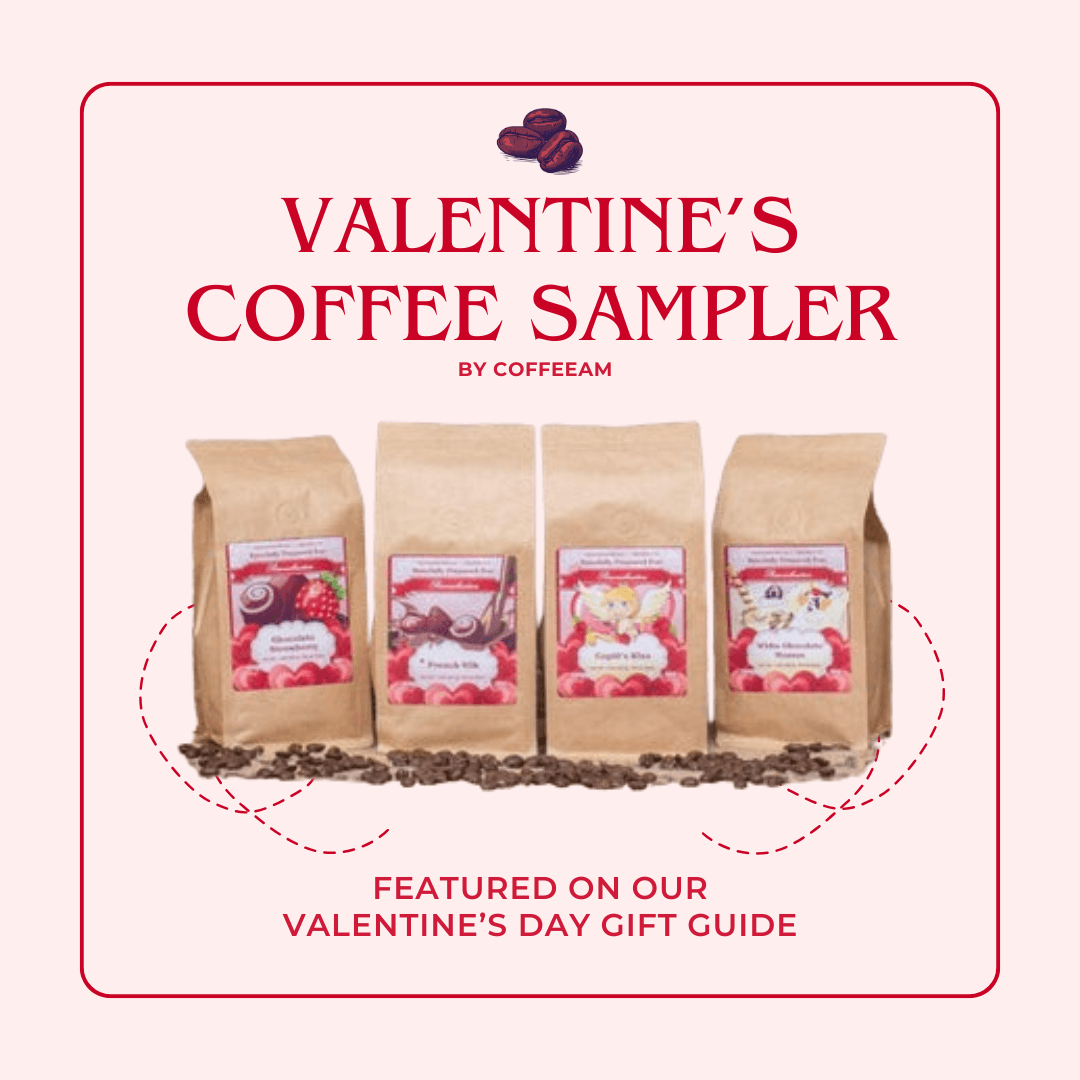 valentines day coffee sampler ad
