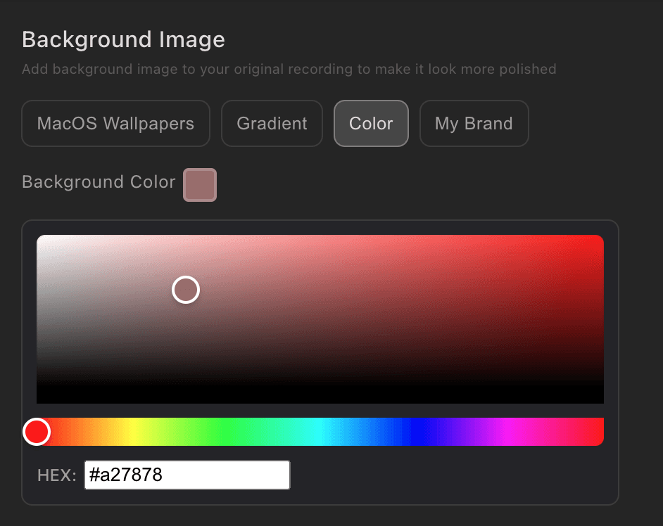 Crop area aspect ratio