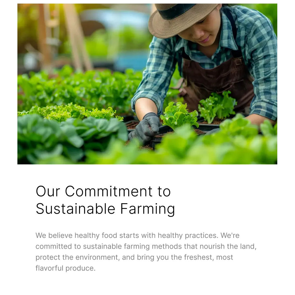 Sustainable Farming