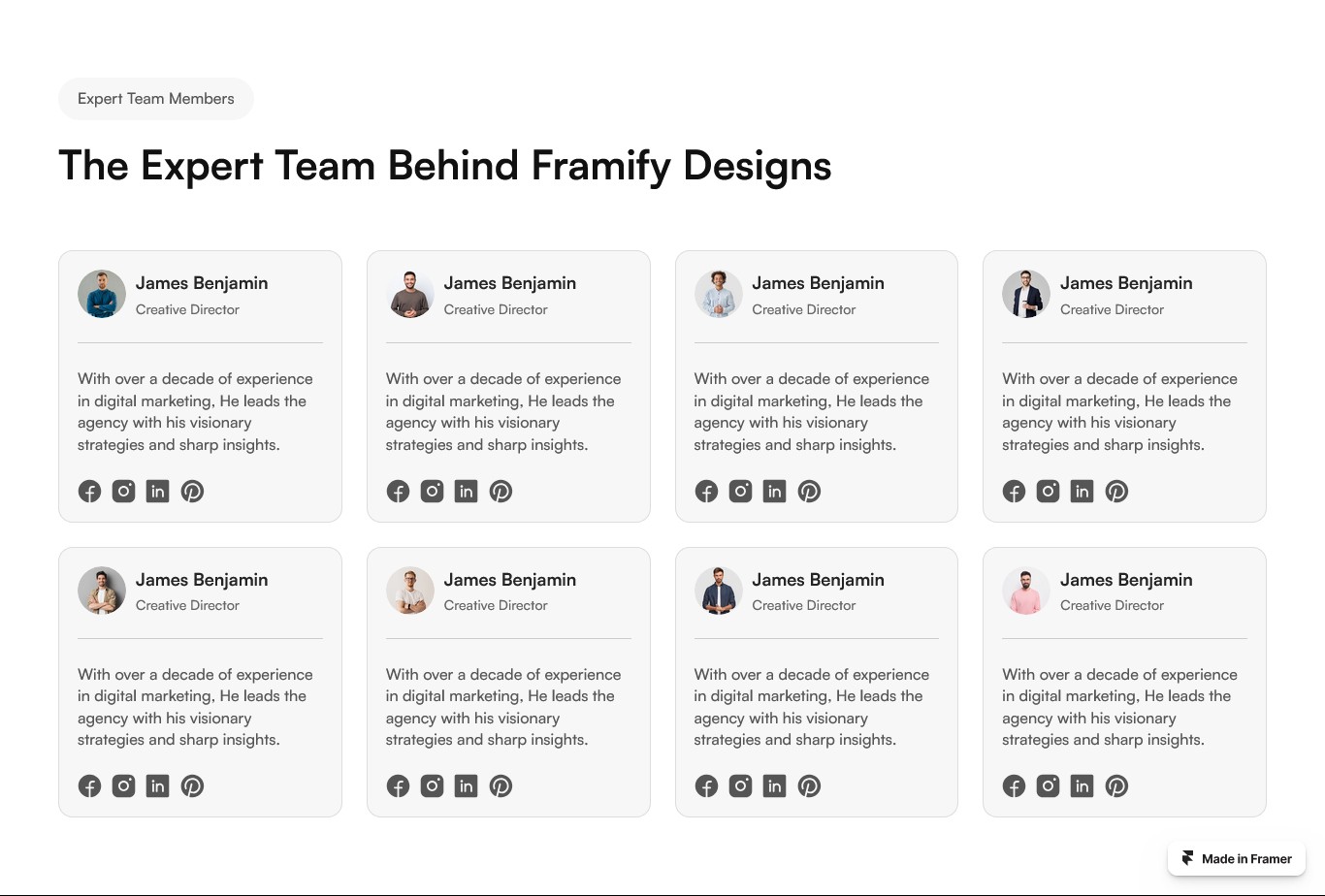 Framer Team Section v18