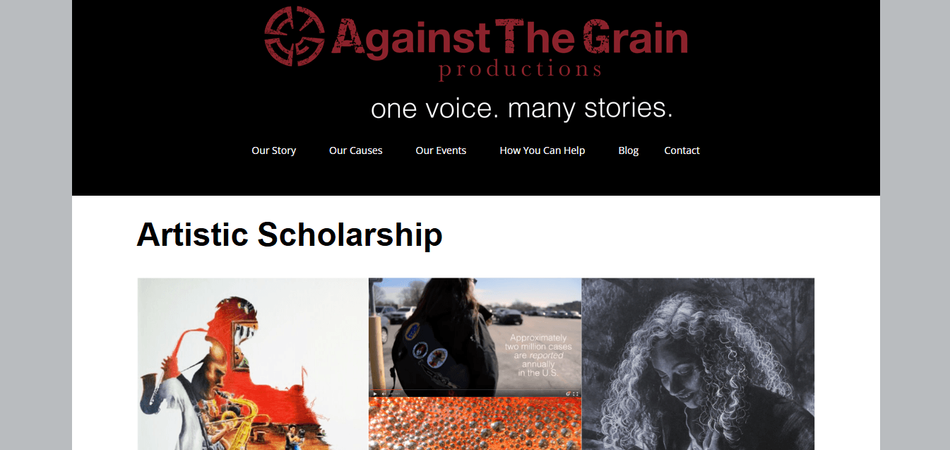 Against the Grain Artistic Scholarship