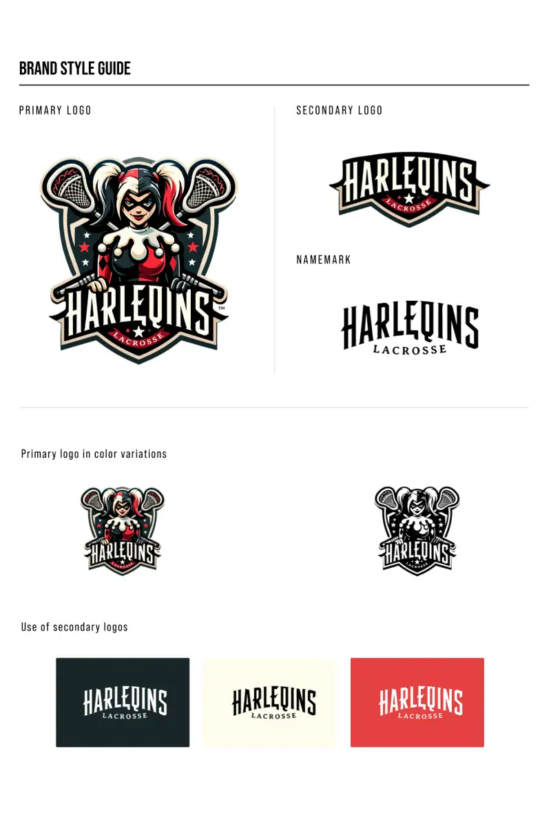 Harlequins Branding